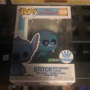 Stitch with record player funko pop